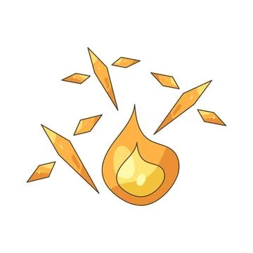 Fire sparks Stock Illustration