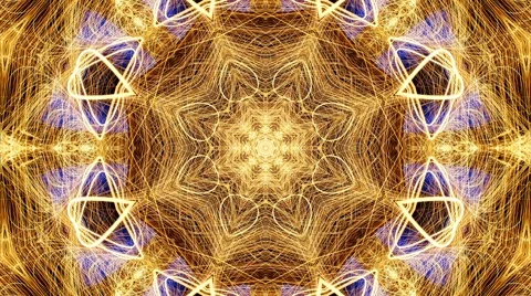 Fire sparks kaleida Stock Footage 68040079