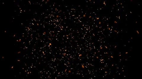 Fire Sparks, particles, sparkles Vídeo Stock 271208842