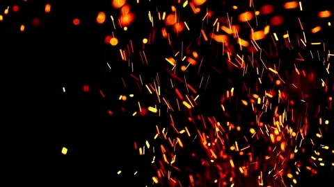 Fire Sparks, particles, sparkles Stock-Footage 271209315