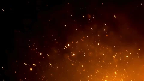 Fire Sparks, particles, sparkles Vídeo Stock 271209316
