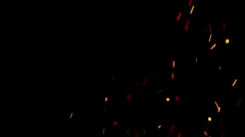 Fire Sparks, particles, sparkles Stock Footage 271209541