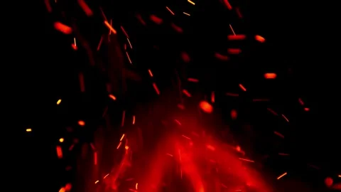 Fire Sparks, particles, sparkles Stock Footage 271209809