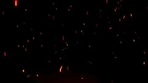 Fire Sparks, particles, sparkles Video stock 271210221