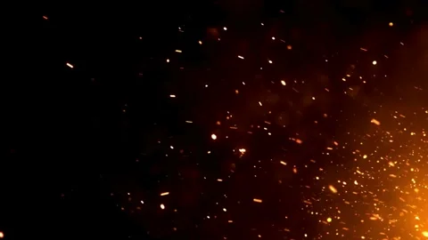 Fire Sparks, particles, sparkles Vídeo Stock 271210477