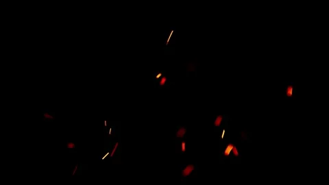 Fire Sparks, particles, sparkles Stock Footage 271210544