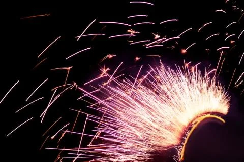 Fire Sparks Stock Photos