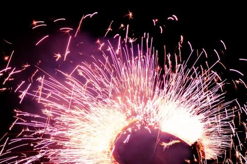 Fire Sparks Stock Photos