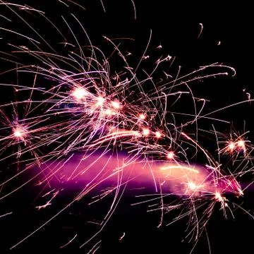 Fire Sparks Stock Photos