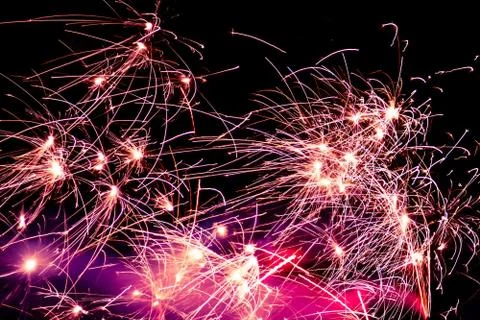 Fire Sparks Stock Photos