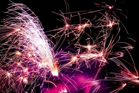 Fire Sparks Stock Photos