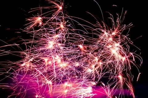 Fire Sparks Foto stock