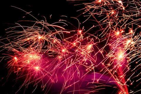 Fire Sparks Stock Photos