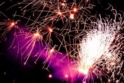 Fire Sparks Stock Photos