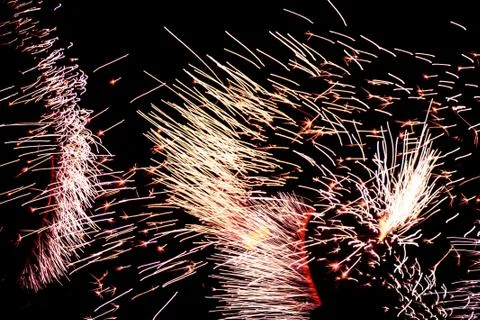 Fire Sparks Stock Photos