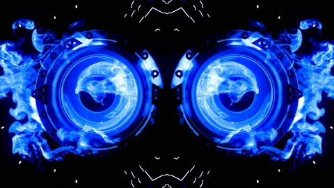 Fire Speaker 4K 03 Stock Footage 96854801