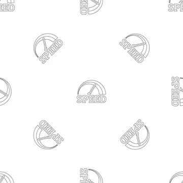 Fire speedometer pattern seamless Stock Illustration