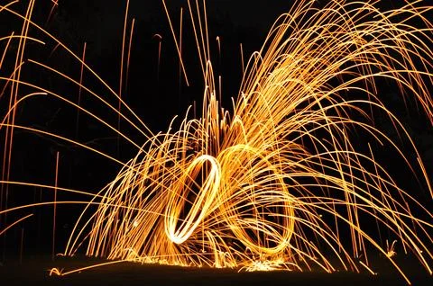 Fire Splash Foto stock