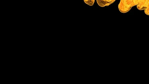 Fire Spreading on an Alpha Channel Background. Stock Footage 122555346