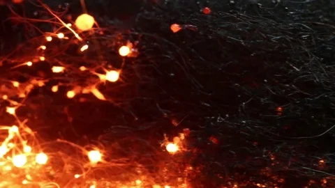 Fire Spreads from Top to Bottom MAC Stock Footage 74544789