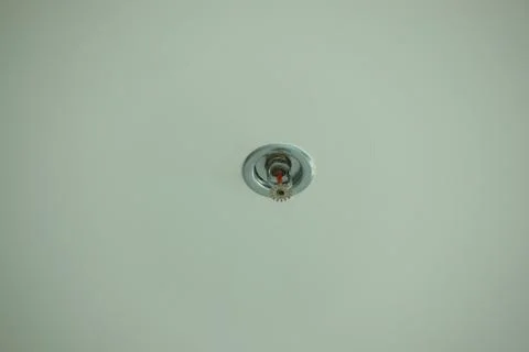 Fire sprinkler in case of fire Stock Photos