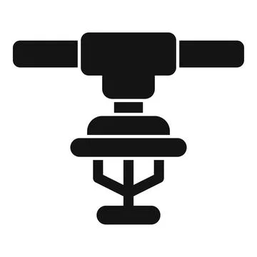 Fire sprinkler hanging on ceiling protecting building from fire Stock Illustration