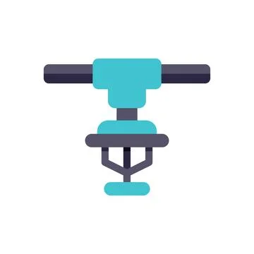 Fire sprinkler hanging from ceiling protecting building from fire damage Stock Illustration