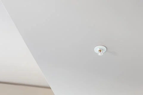 Fire sprinkler system, active fire protection, fire fighting equipment Stock Photos