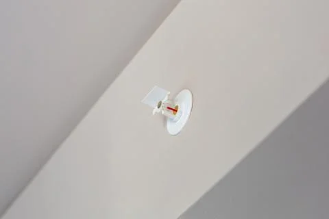 Fire sprinkler system, active fire protection, fire fighting equipment Stock-Fotos