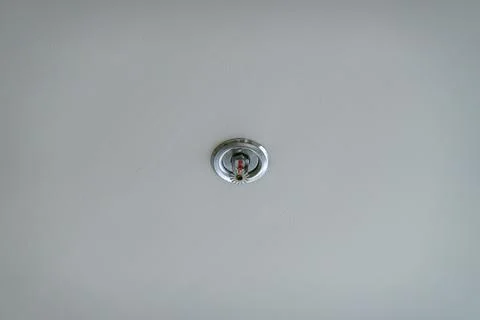 Fire sprinkler system, active fire protection, fire fighting equipment Stock Photos