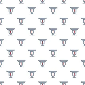 Fire sprinkler system pattern providing safety protection Stock Illustration