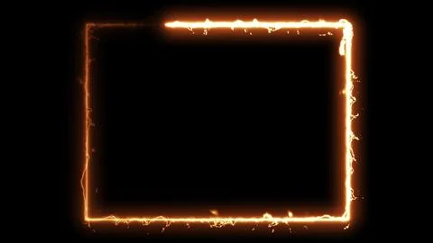 Fire square Illustrazione stock