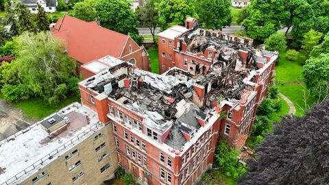 Fire - St. Anthonys Convent - Syracuse, NY Foto stock
