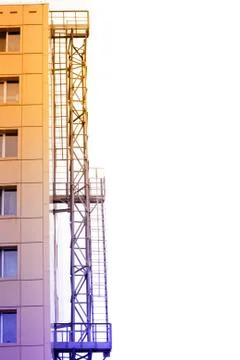 Fire stairs Fotos Stock