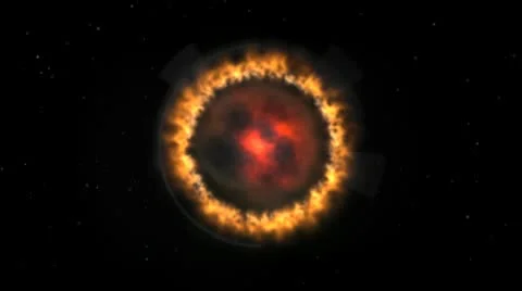 Fire Star 3 Stock Footage 10610478