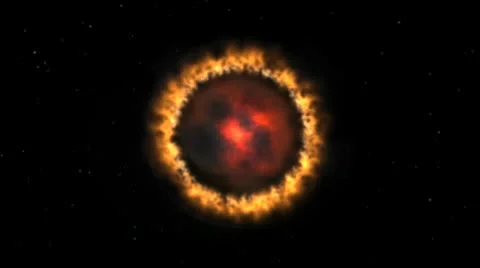 Fire Star Stock Footage 10610475