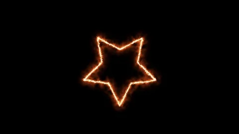 FIRE STAR SCALE Stock Footage 101281210