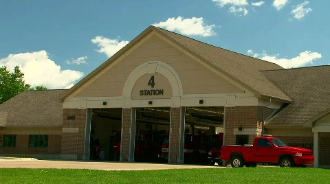 Fire Station 01 Stock Footage 475892