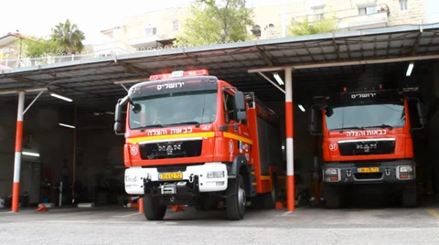 Fire station Stockbeeldmateriaal 39545742