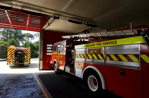 Fire station Stock-Fotos