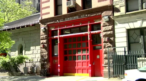 Fire Station Upper West Side Manhattan Stock Footage 49223457
