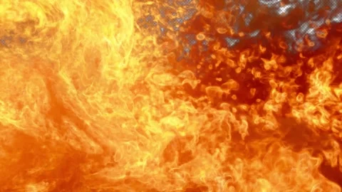 Fire Storm Explosion with Sparks - Transparent Background Alpha Channel HD 30p Stock Footage 344060299