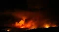 Fire storm in the forest – hell on earth HD Footage