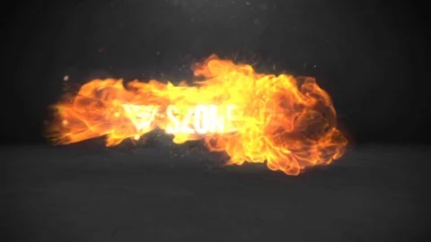 Fire Storm Logo Reveal After Effects Project