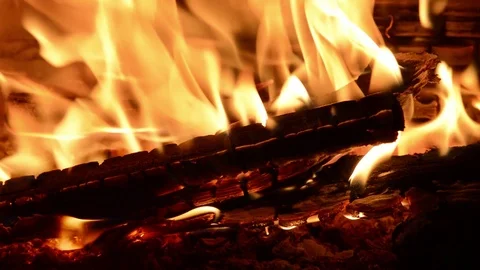 Fire in the stove 動画素材 99733535