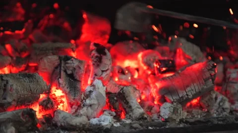 Fire in the stove. Stock Footage 131794801