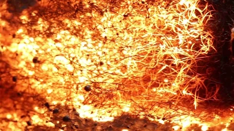 Fire Strands Illuminate Background MAC Stock Footage 74545033