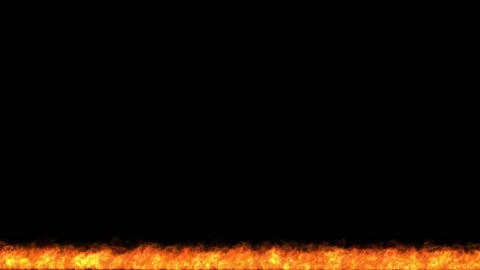 Fire stream on the ground with night background Stock Footage 157161908