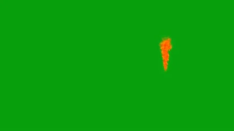 Fire stream motion graphics with green screen background Stock Footage 141487452