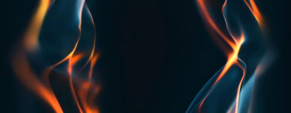 Fire Stripes in the Dark Illustrazione stock